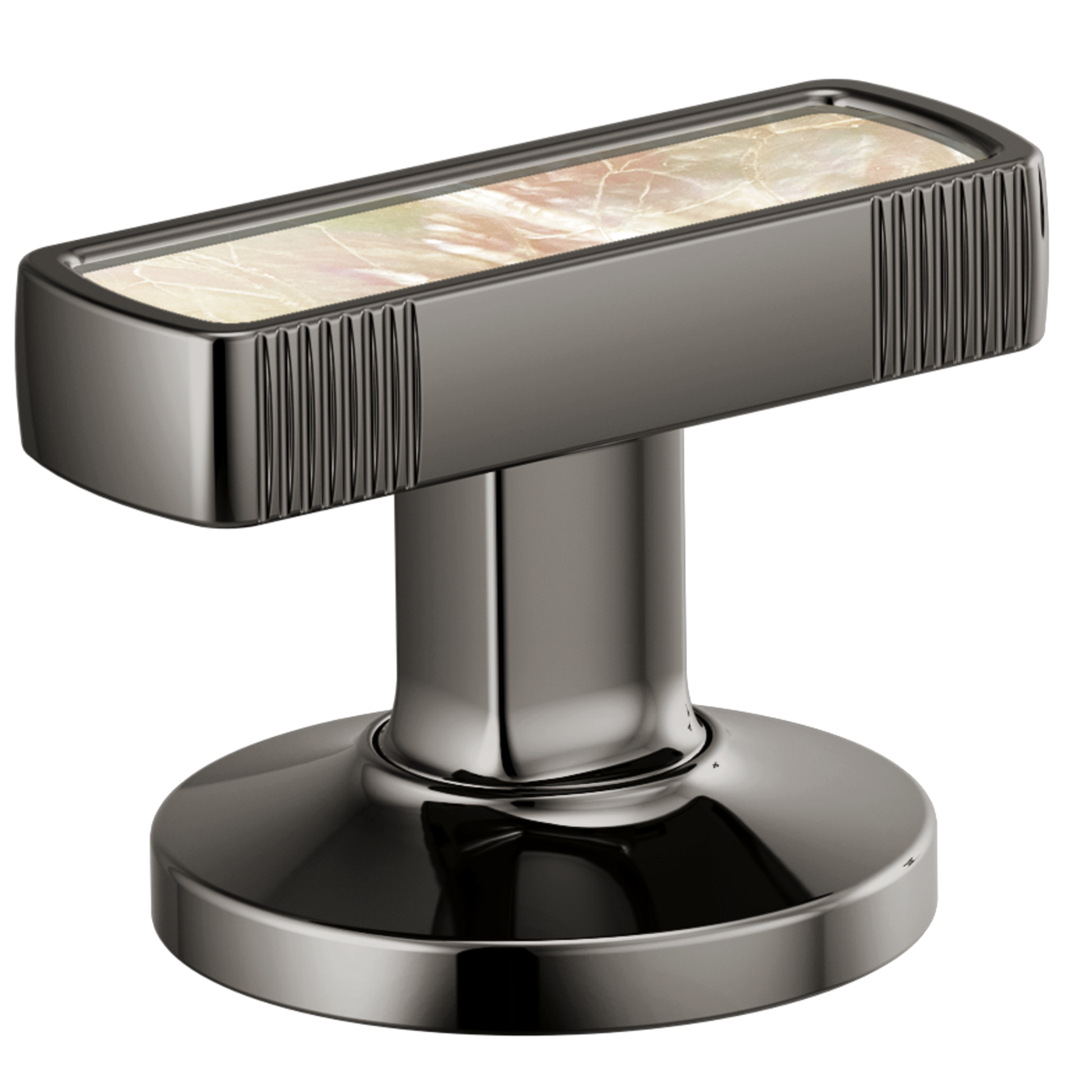 Brizo Kintsu:HI5306 Widespread Lavatory Knob with Concrete Inlay Handle Kit