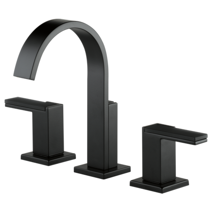 Brizo Siderna HL5382 Widespread Lavatory and Bidet Solar Gray Glass Lever Handle Kit