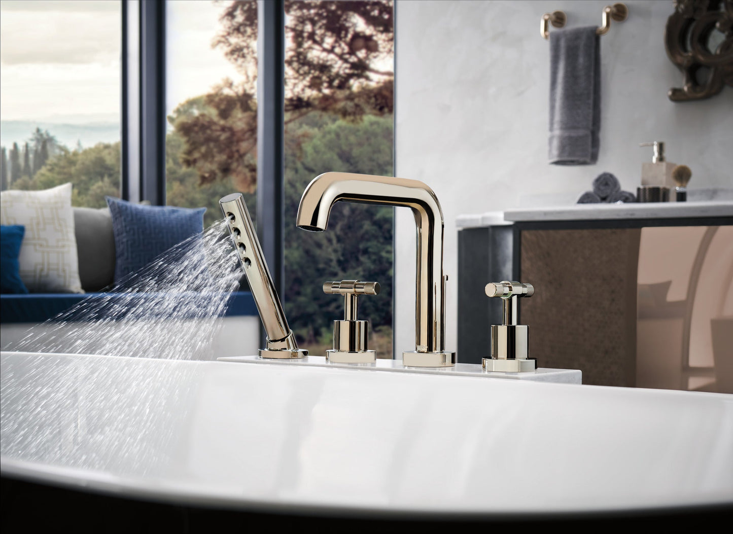 Brizo Litze HL633 Roman Tub Faucet T-Lever Handle Kit