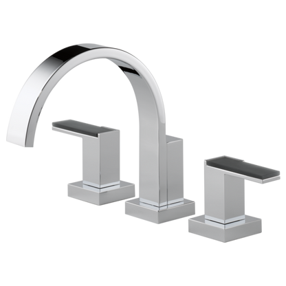 Brizo Siderna HL682 Roman Tub Faucet Solar Gray Glass Lever Handle Kit
