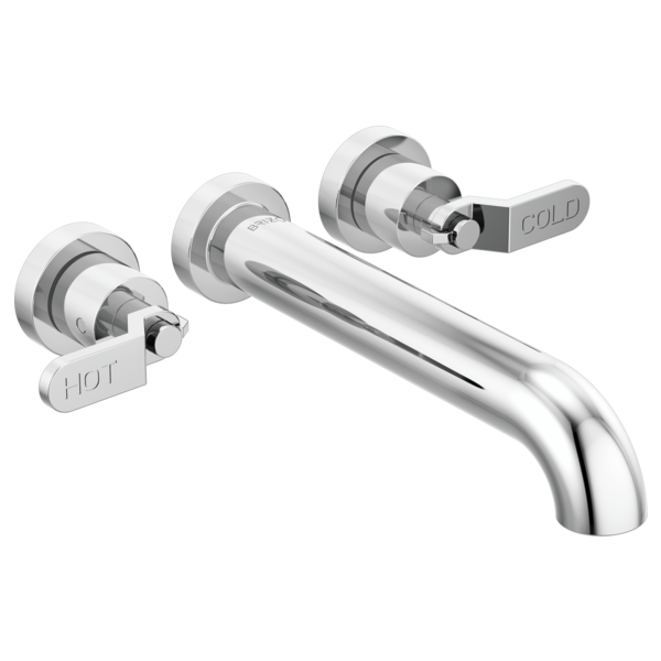 Brizo Litze HL70434 Two-Handle Wall Mount Tub Filler Industrial Lever Handle Kit