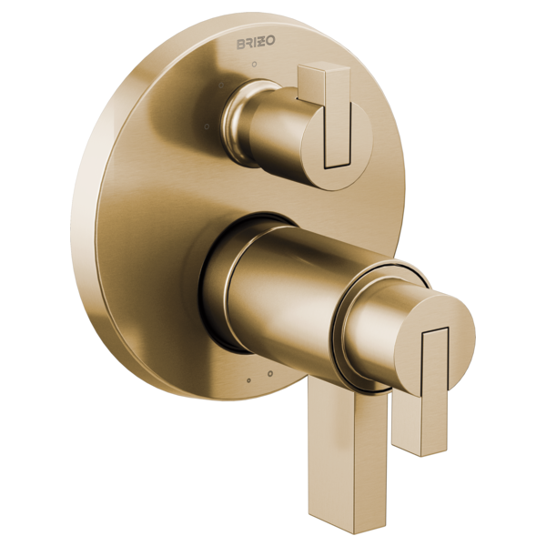 Brizo Litze HL7532 TempAssure Thermostatic Valve With Integrated Diverter Lever Handle Kit