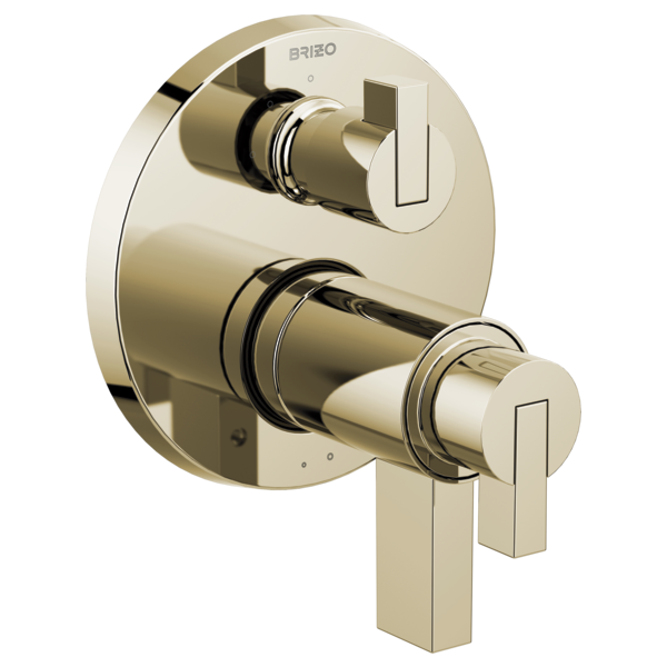 Brizo Litze HL7532 TempAssure Thermostatic Valve With Integrated Diverter Lever Handle Kit