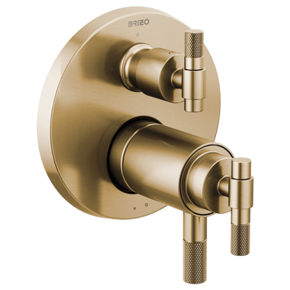 Brizo Litze HL7533 TempAssure Thermostatic Valve With Integrated Diverter T-Lever Handle Kit