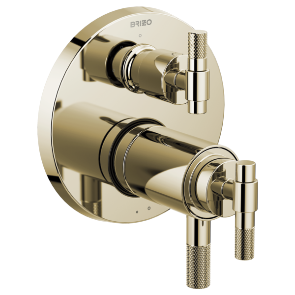 Brizo Litze HL7533 TempAssure Thermostatic Valve With Integrated Diverter T-Lever Handle Kit