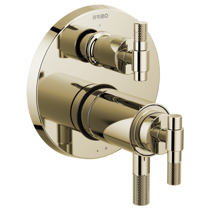 Brizo Litze HL7533 TempAssure Thermostatic Valve With Integrated Diverter T-Lever Handle Kit