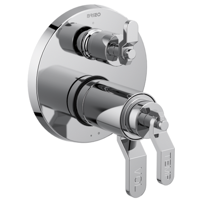 Brizo Litze HL7534 TempAssure Thermostatic Valve With Integrated Diverter Industrial Lever Handle Kit