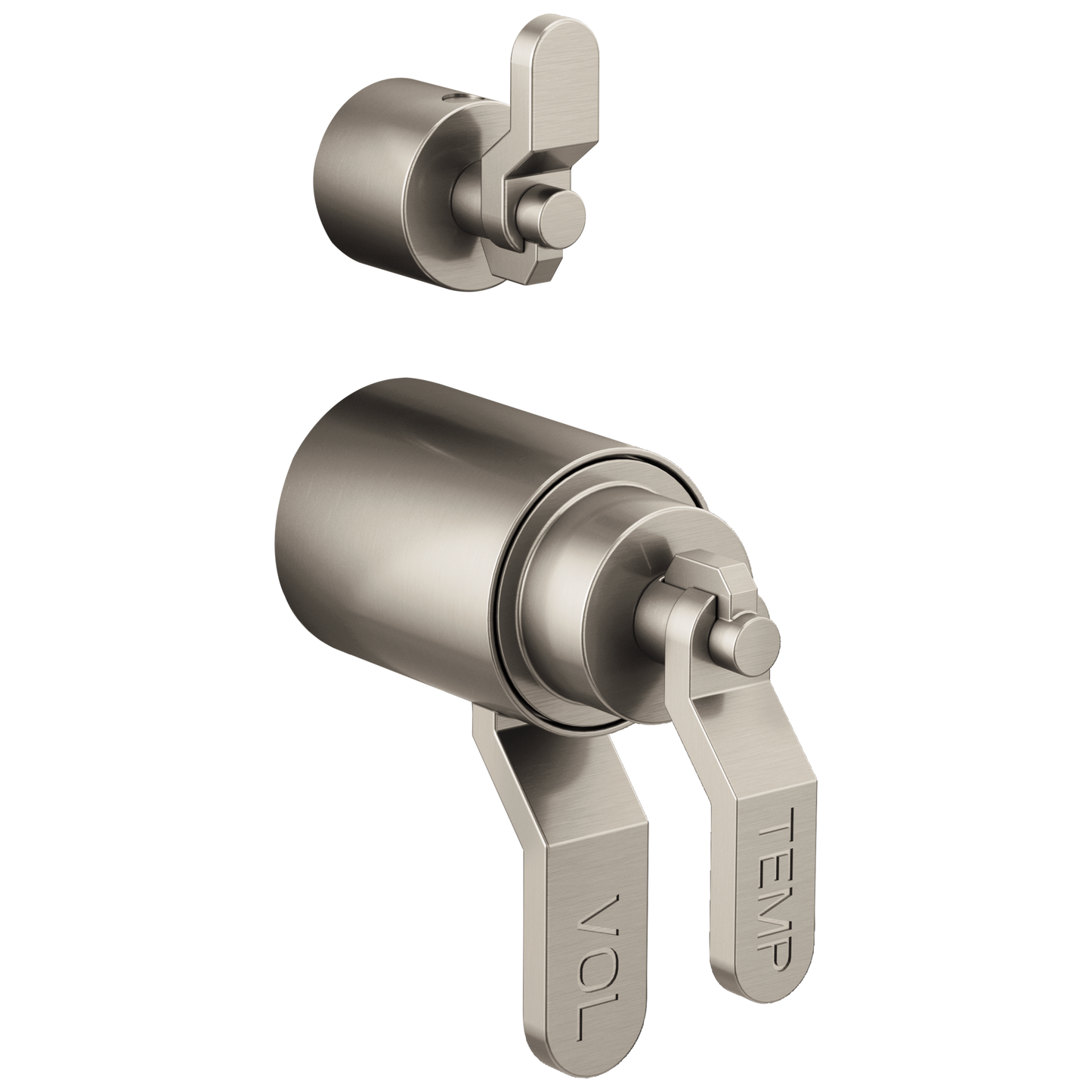 Brizo Litze HL7534 TempAssure Thermostatic Valve With Integrated Diverter Industrial Lever Handle Kit