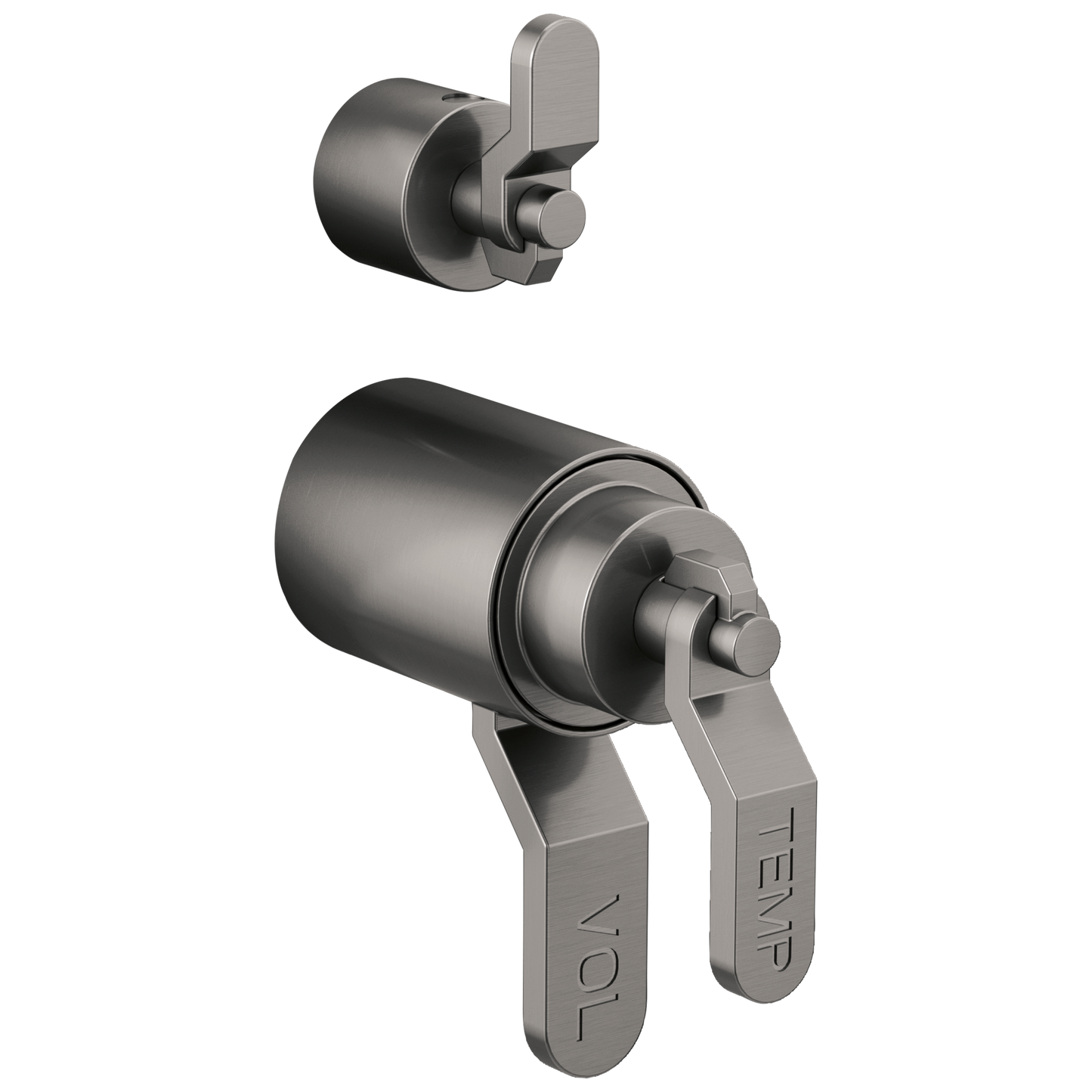 Brizo Litze HL7534 TempAssure Thermostatic Valve With Integrated Diverter Industrial Lever Handle Kit