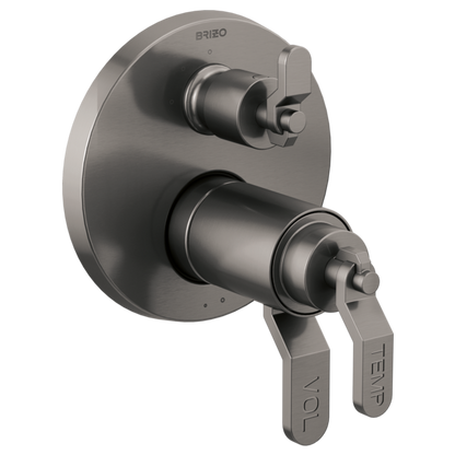 Brizo Litze HL7534 TempAssure Thermostatic Valve With Integrated Diverter Industrial Lever Handle Kit