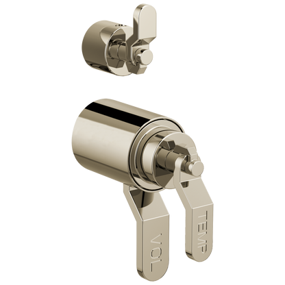 Brizo Litze HL7534 TempAssure Thermostatic Valve With Integrated Diverter Industrial Lever Handle Kit