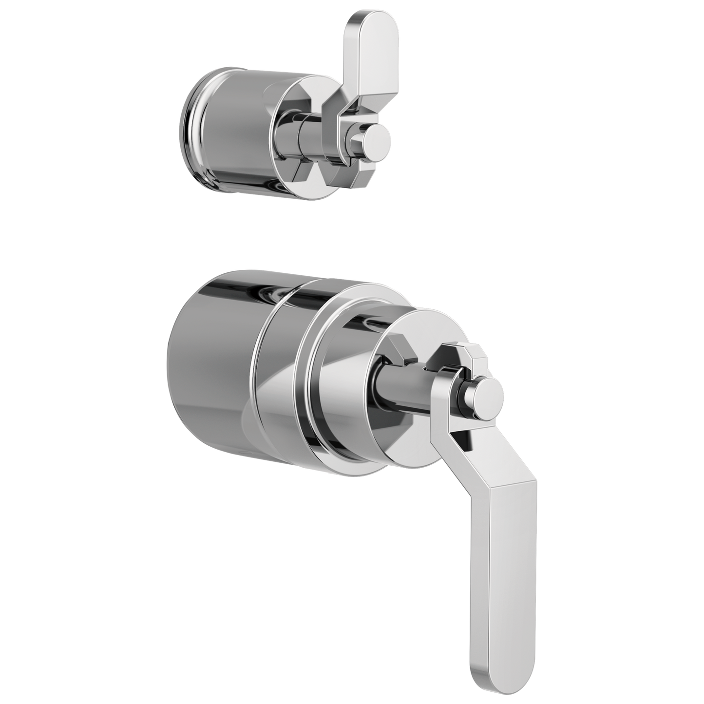 Brizo Litze HL75P34 Pressure Balance Valve with Integrated Diverter Trim Industrial Lever Handle Kit