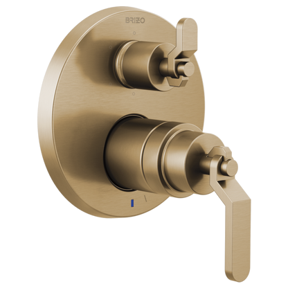 Brizo Litze HL75P34 Pressure Balance Valve with Integrated Diverter Trim Industrial Lever Handle Kit