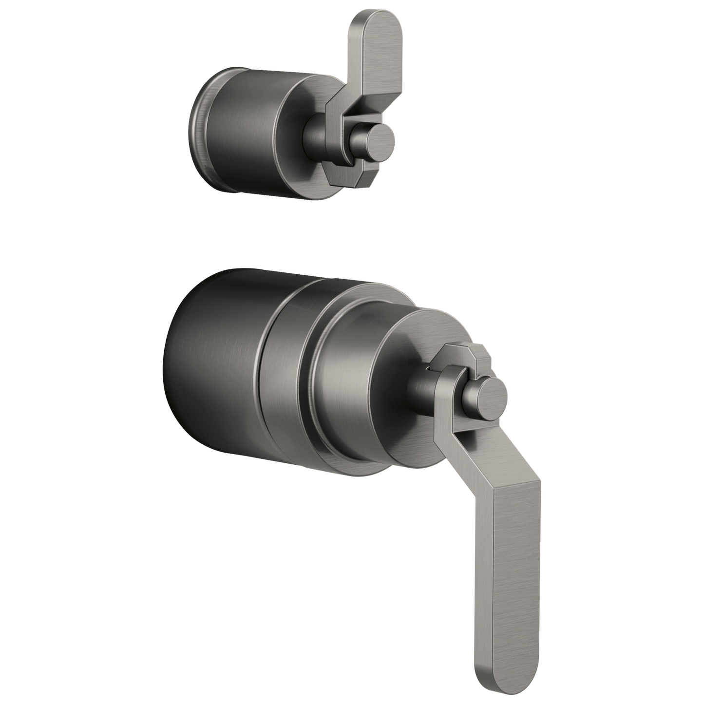 Brizo Litze HL75P34 Pressure Balance Valve with Integrated Diverter Trim Industrial Lever Handle Kit