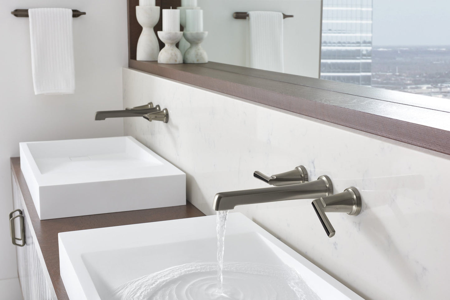 Brizo Levoir T65898LF Two-Handle Wall Mount Lavatory Faucet - Less Handles 1.5 GPM