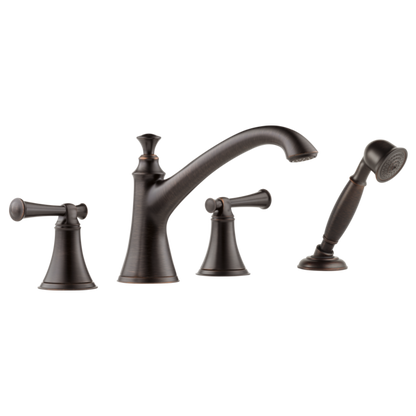 Brizo Baliza T67405 Roman Tub Trim with Hand Shower - Less Handles