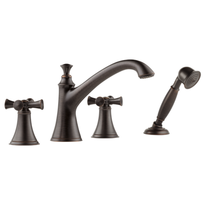 Brizo Baliza T67405 Roman Tub Trim with Hand Shower - Less Handles