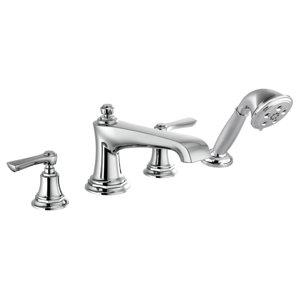Brizo Rook T67460 Roman Tub Faucet with Handshower - Less Handles