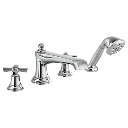 Brizo Rook T67460 Roman Tub Faucet with Handshower - Less Handles