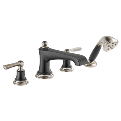 Brizo Rook T67460 Roman Tub Faucet with Handshower - Less Handles