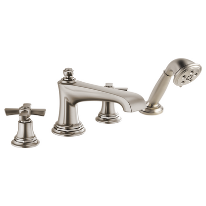 Brizo Rook T67460 Roman Tub Faucet with Handshower - Less Handles