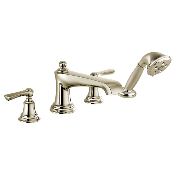Brizo Rook T67460 Roman Tub Faucet with Handshower - Less Handles