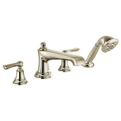 Brizo Rook T67460 Roman Tub Faucet with Handshower - Less Handles