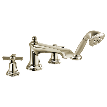 Brizo Rook T67460 Roman Tub Faucet with Handshower - Less Handles