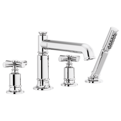 Brizo Invari T67476 Roman Tub Faucet With Handshower - Less Handles