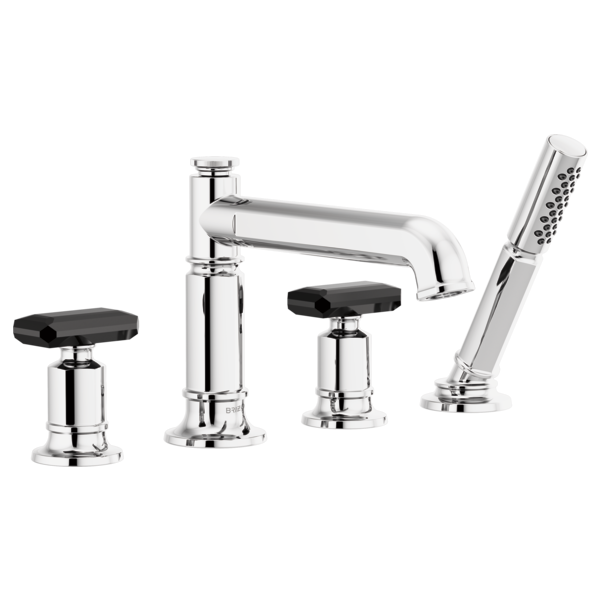 Brizo Invari T67476 Roman Tub Faucet With Handshower - Less Handles