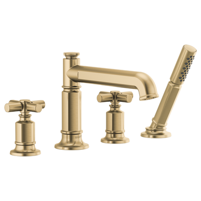 Brizo Invari T67476 Roman Tub Faucet With Handshower - Less Handles