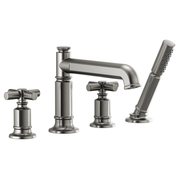 Brizo Invari T67476 Roman Tub Faucet With Handshower - Less Handles
