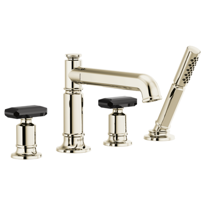 Brizo Invari T67476 Roman Tub Faucet With Handshower - Less Handles