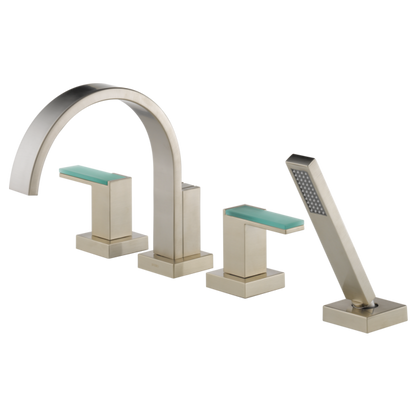 Brizo Siderna T67480 Roman Tub Faucet with Hand Shower - Less Handles
