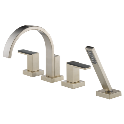 Brizo Siderna T67480 Roman Tub Faucet with Hand Shower - Less Handles