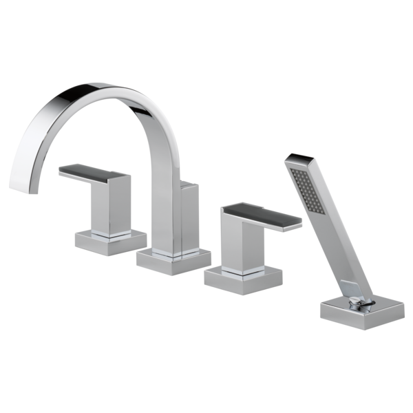 Brizo Siderna T67480 Roman Tub Faucet with Hand Shower - Less Handles