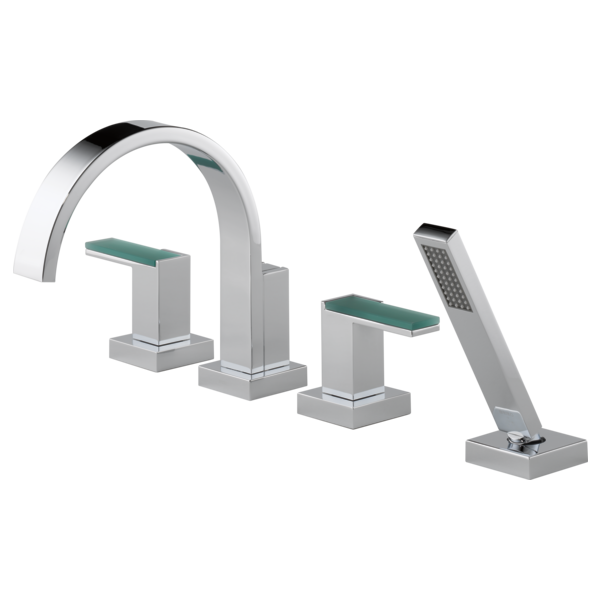 Brizo Siderna T67480 Roman Tub Faucet with Hand Shower - Less Handles