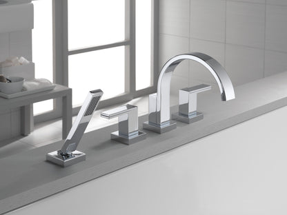 Brizo Siderna T67480 Roman Tub Faucet with Hand Shower - Less Handles