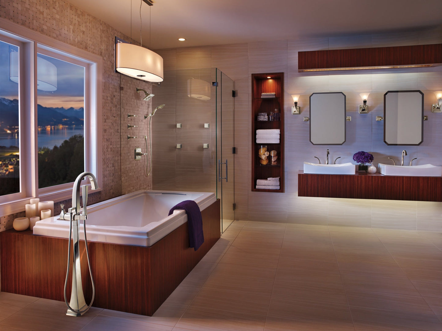Brizo Virage T70130 Single-Handle Freestanding Tub Filler