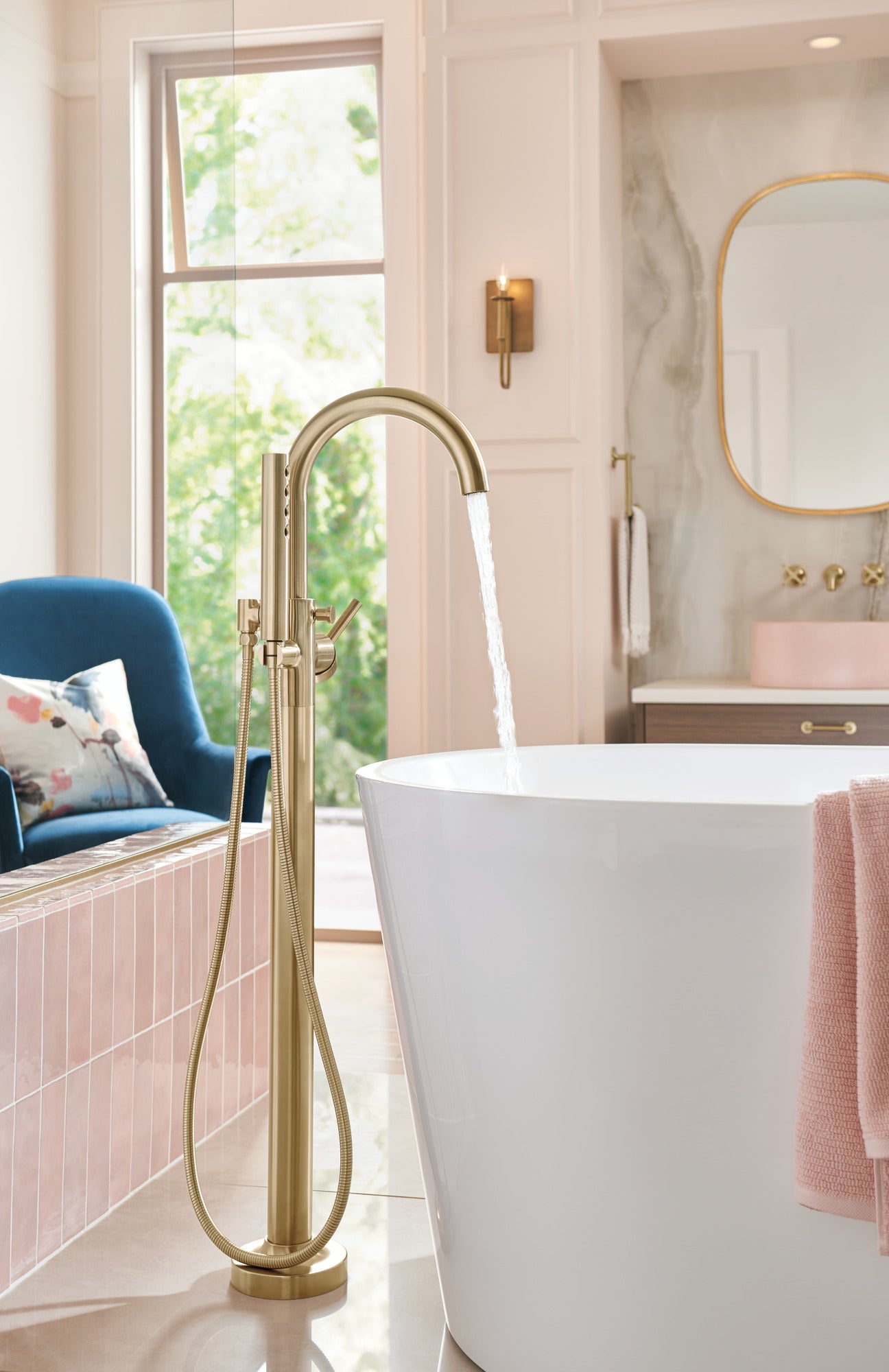 Brizo Jason Wu for Brizo T70175 Single-Handle Freestanding Tub Filler