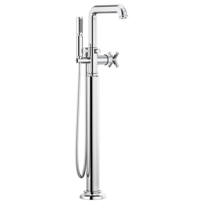 Brizo Invari T70176 Single-Handle Floor Mount Tub Filler - Less Handle