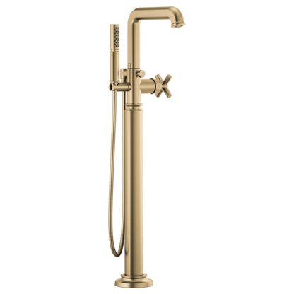 Brizo Invari T70176 Single-Handle Floor Mount Tub Filler - Less Handle