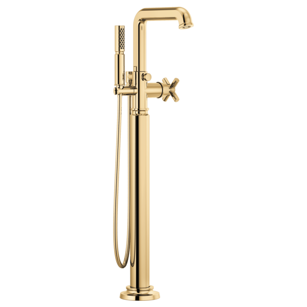 Brizo Invari T70176 Single-Handle Floor Mount Tub Filler - Less Handle