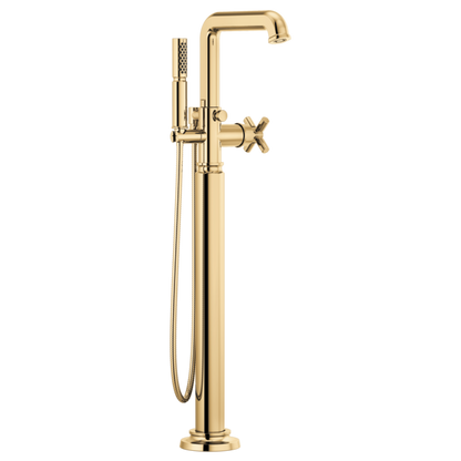 Brizo Invari T70176 Single-Handle Floor Mount Tub Filler - Less Handle