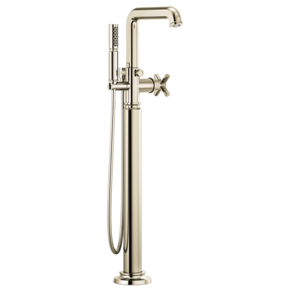 Brizo Invari T70176 Single-Handle Floor Mount Tub Filler - Less Handle