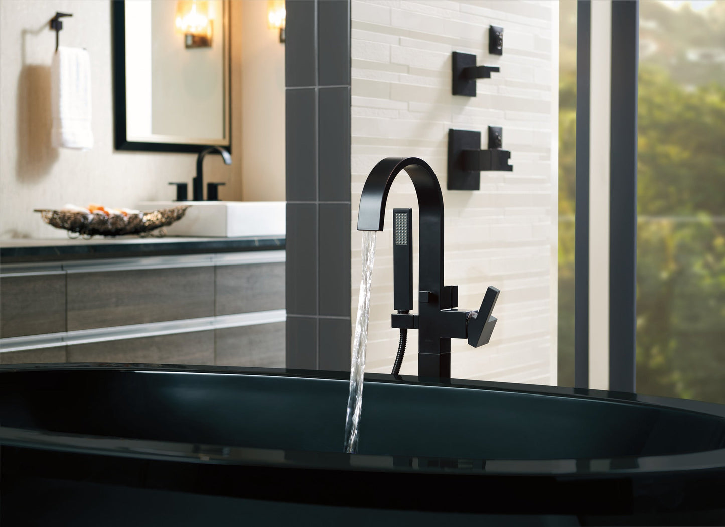 Brizo Siderna T70180 Single-Handle Freestanding Tub Filler