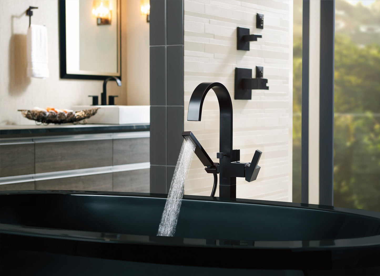 Brizo Siderna T70180 Single-Handle Freestanding Tub Filler