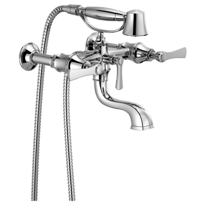 Brizo Rook T70360 Two-Handle Tub Filler Trim Kit with Lever Handles