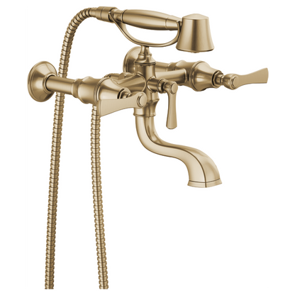 Brizo Rook T70360 Two-Handle Tub Filler Trim Kit with Lever Handles