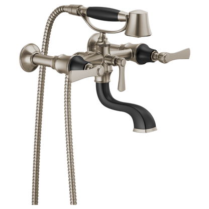 Brizo Rook T70360 Two-Handle Tub Filler Trim Kit with Lever Handles